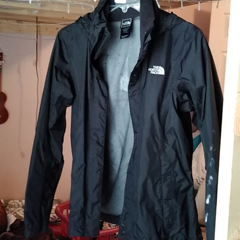 Northface stowaway hood rain jacket